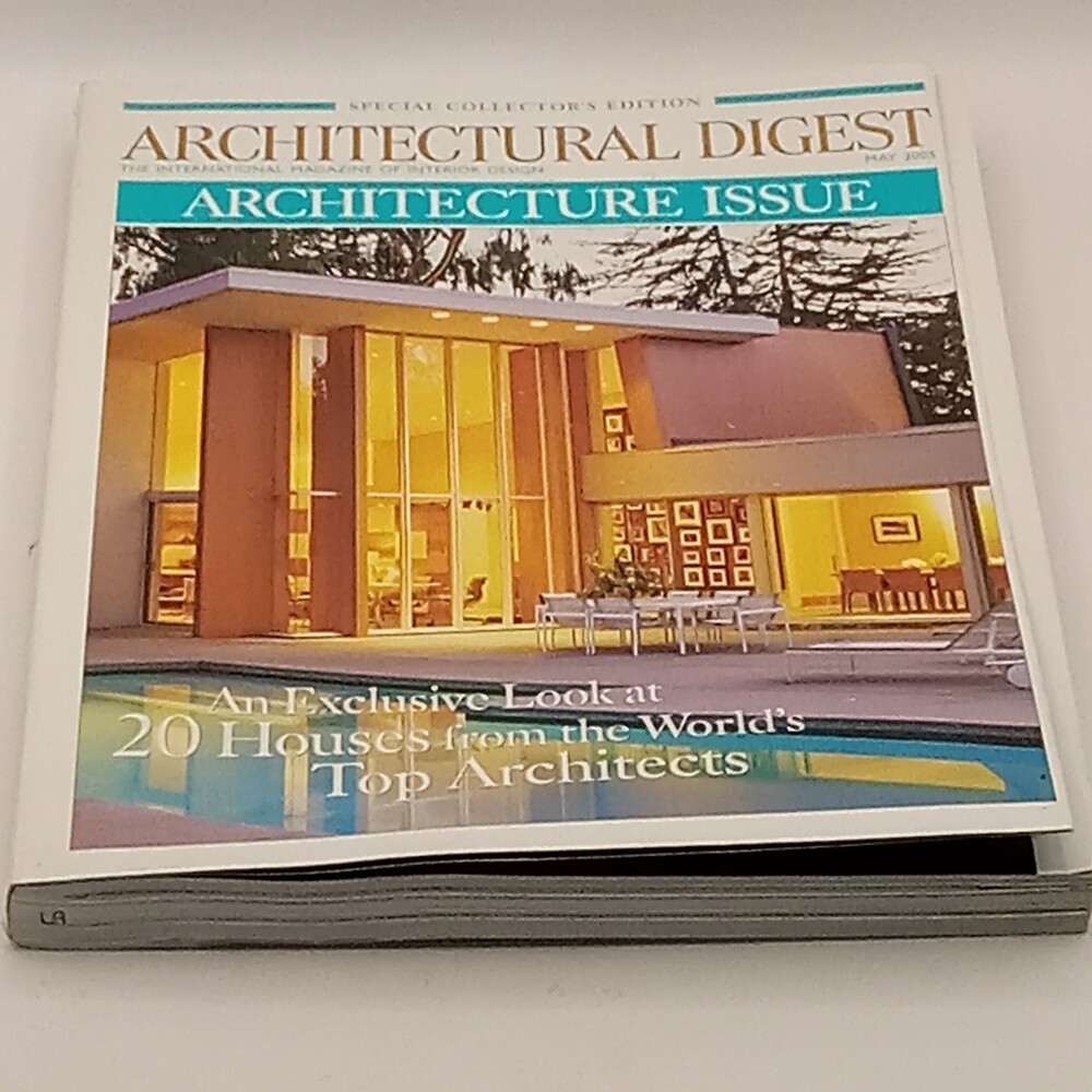 Architectural Digest Magazine ARCHITECTURE ISSUE May 2005 Collectors Edition